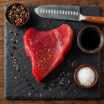 Premium Yellowfin Tuna Steaks, Individually Vacuum Packed, Ready to Cook [6 Oz. / Steak]