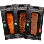 Hot Smoked Roasted Salmon Fillet, Ready to Eat. [4 Oz. / Pack] [Variety Flavors]