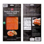 Norwegian Smoked Salmon - Toast Slices in 3 Variety Seasonings and Sauce [7 Oz. / Pack]