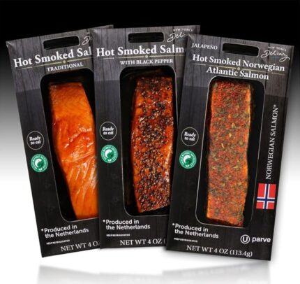 4 Oz. Hot Smoked New York's Finest Hot Smoked Norwegian Roasted Salmon