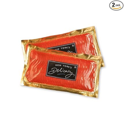 16 Oz New York's Delicacy, Natural Smoked Salmon Nova