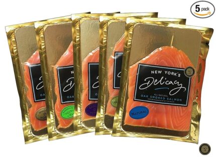 4 Oz. Presliced New York's Delicacy Smoked Salmon Nova