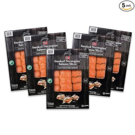 6Oz. Flame Rosted New York's Delicacy Smoked Norwegian Salmon
