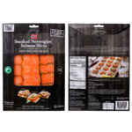 Norwegian Smoked Salmon - Toast Slices in 3 Variety Seasonings and Sauce [8.8 Oz. / Pack]